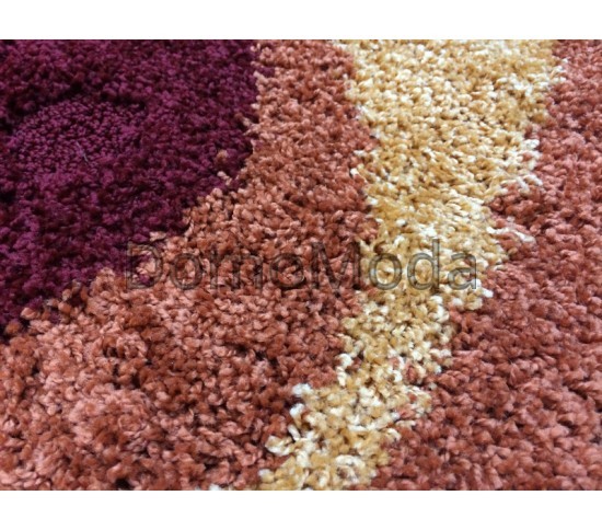 Высоковорсный ковер Shaggy Loop 7641A CHERRY - высокое качество по лучшей цене в Украине изображение 4.